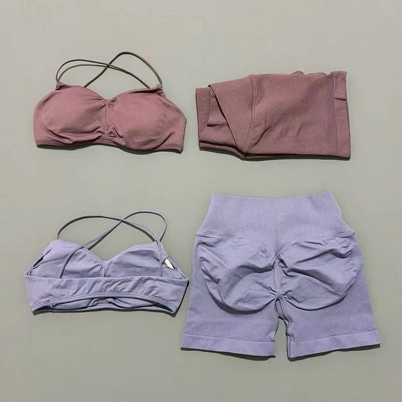 Seamless Scrunch Gym Set